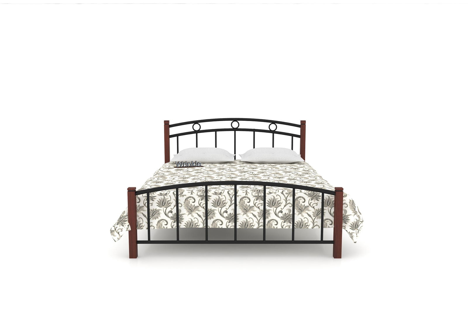 MetalCraft Minimal Arc Iron Bed - Furnishiaa -  -